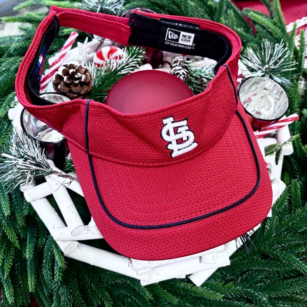 MLB New Era St. Louis Cardinals Red Visor